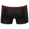 Svenjoyment Boxer avec zip Tillio Noir-Rouge